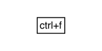 ctrl+f