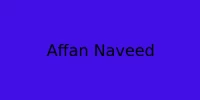 Affan Naveed