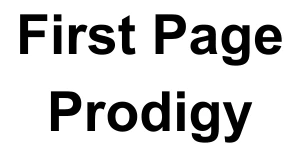 First Page Prodigy