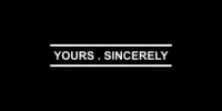 Yours Sincerely
