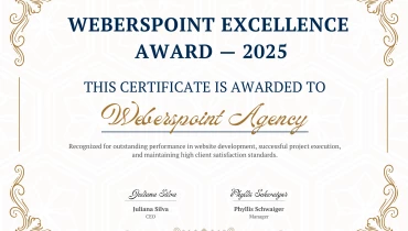 Weberspoint - Award 1