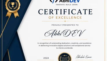 AbhiDEV - Award 1