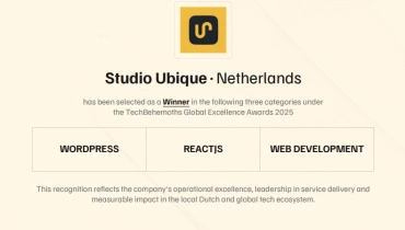 Studio Ubique - Award 1