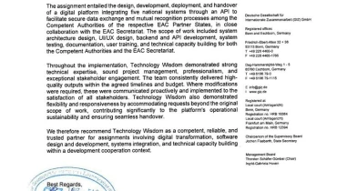 Technology Wisdom - Award 1