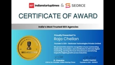 Rankraze Technologies Private Limited - Award 2