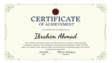 Dilli Town Web Agency - Award 1