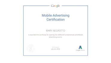 Mary Negrotto Media - Award 2