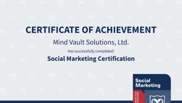 Mind Vault Solutions - Award 1