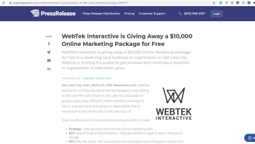 Webtek Interactive - Award 4