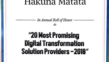 hakuna matata solutions - Award 1