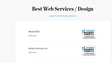 Master SEO - Award 1