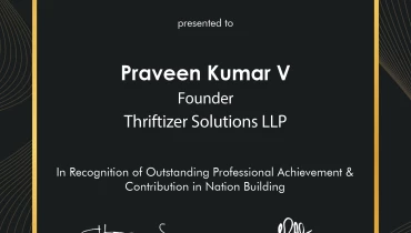 Thriftizer Solutions LLP - Award 2