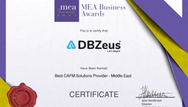 DBZeus Software Services - Award 1