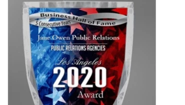 Jane Owen PR - Award 3