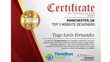Freelance Web Designer - Award 3