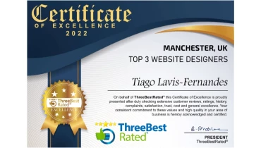 Freelance Web Designer - Award 4