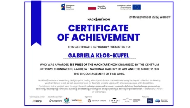 Gabriela Kłos-Kufel - Award 2