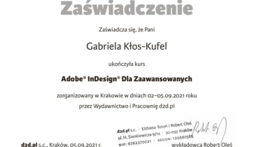 Gabriela Kłos-Kufel - Award 3