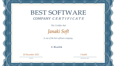 Janaki Soft - Award 1