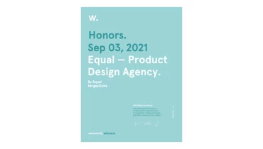 Equal Digital Product Design Agency - Award 13