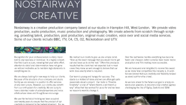 Nostairway - Award 1