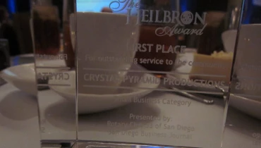 Crystal Pyramid Productions - Award 10