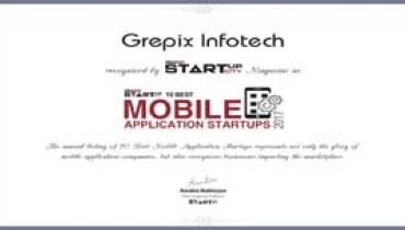 Grepix Infotech - Award 1
