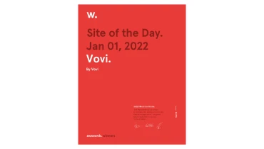 Vovi Studio - Award 1