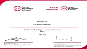 Silverlight Colombia S.A.S - Award 1