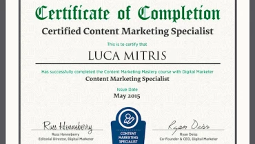 Lucas Design - Award 1