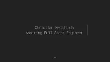 Christian Medallada - Award 1