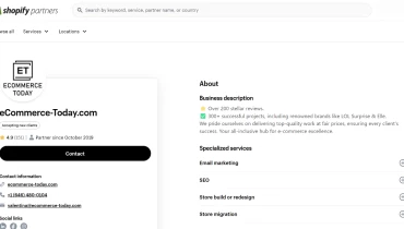 eCommerce Today - Award 1
