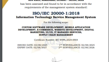 Rushkar Technology Pvt. Ltd. - Award 6