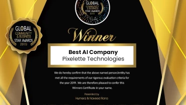 Pixelette Technologies - Award 1