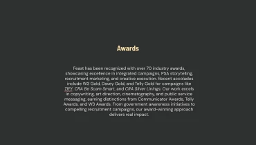 Feast Agency - Award 1