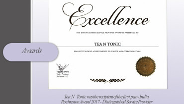 Tea n Tonic - Award 1