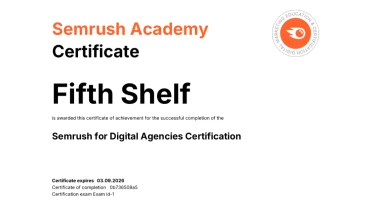 Fifth Shelf - Award 3