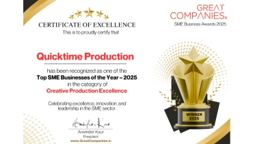 Quicktime Production Pvt. Ltd. - Award 1