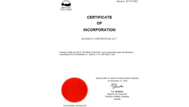 3Ace Technologies - Award 1