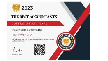 Raul Torres, CPA - Award 7