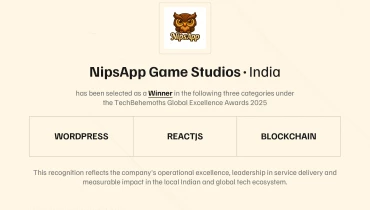 NipsApp Game Studios - Award 1