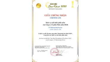 MOR Software - Award 6