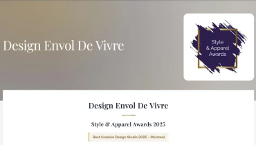 Design Envol De Vivre - Award 1