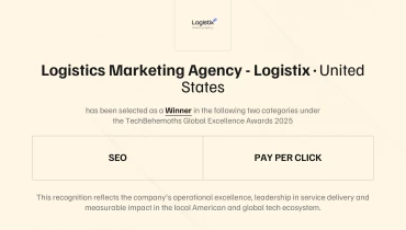 Logistix Marketing - Award 1