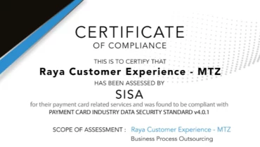 Raya Contact Center - Award 6