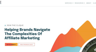 Clique Affiliate Marketing Homepage