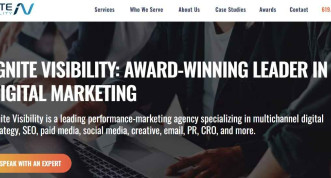 Ignite Visibility Homepage