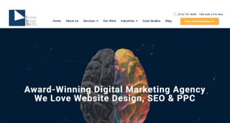 Funnel Boost Media Homepage