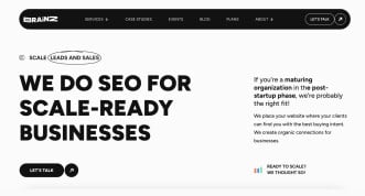 BrainZ Digital Homepage