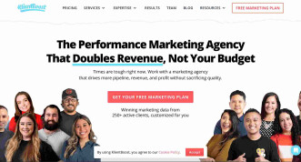 KlientBoost Homepage